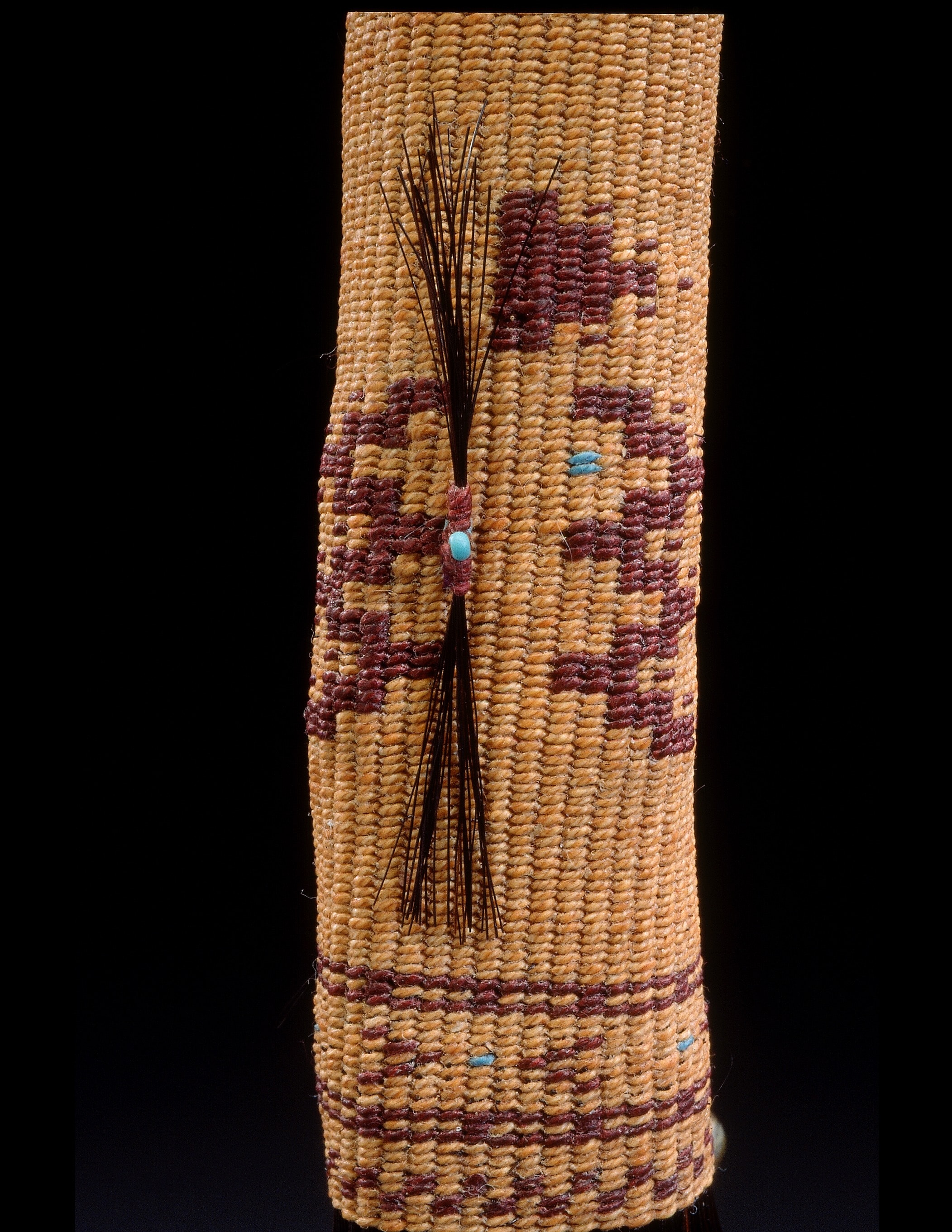 Frog Dancing in the Rain — detail of woven section